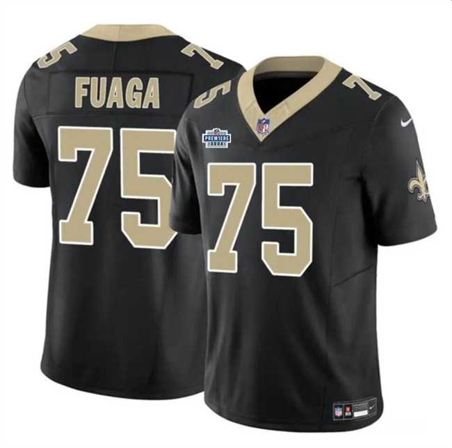 Men & Women & Youth New Orleans Saints #75 Taliese Fuaga Black 2024 With Dradt Patch F.U.S.E Vapor Limited Stitched Jersey,We sell and wholesale Men & Women & Youth New Orleans Saints #75 Taliese Fuaga Black 2024 With Dradt Patch F.U.S.E Vapor Limited Stitched Jersey on line form chian!